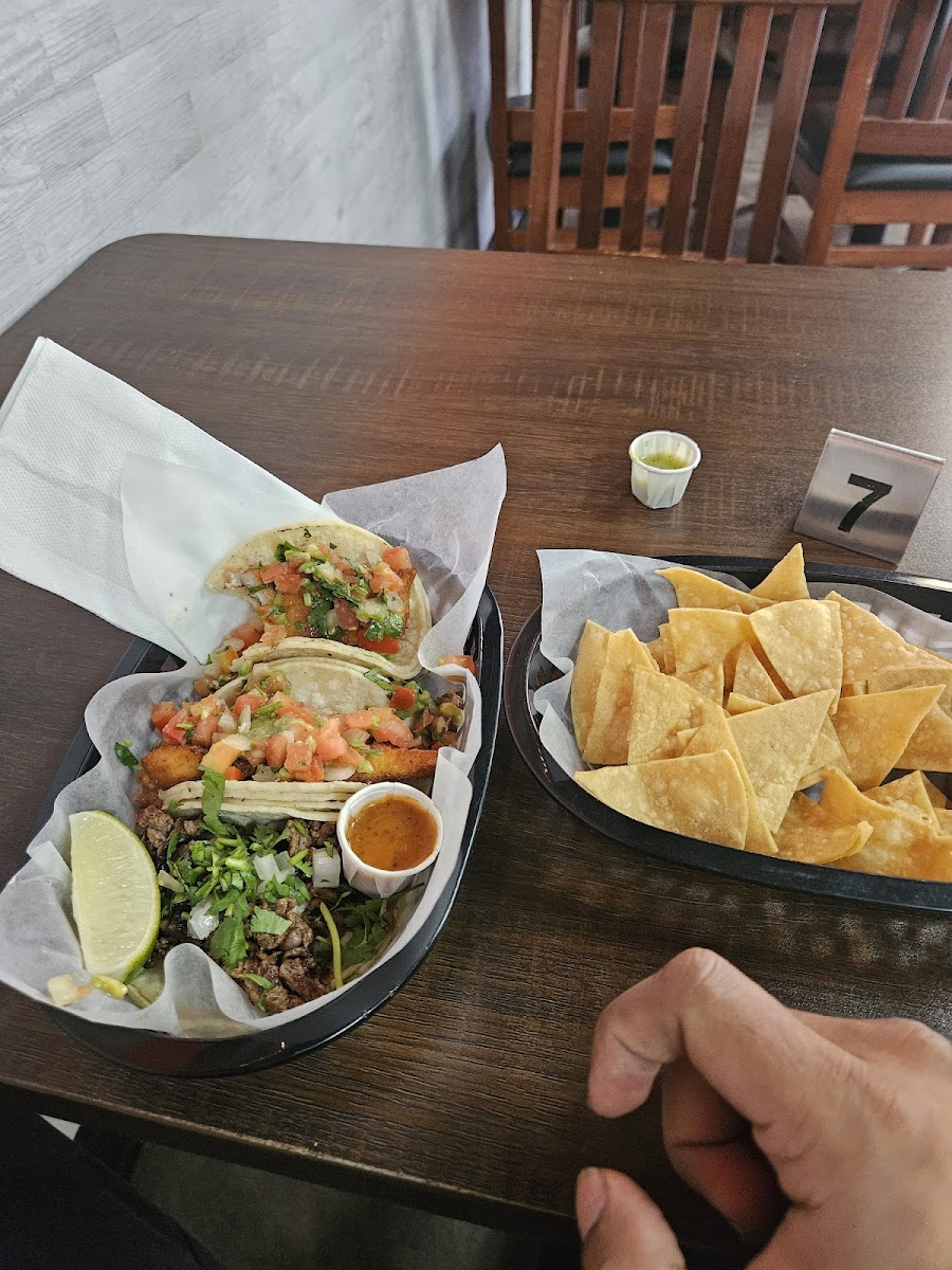 Veggie Tacos (option for vegan)